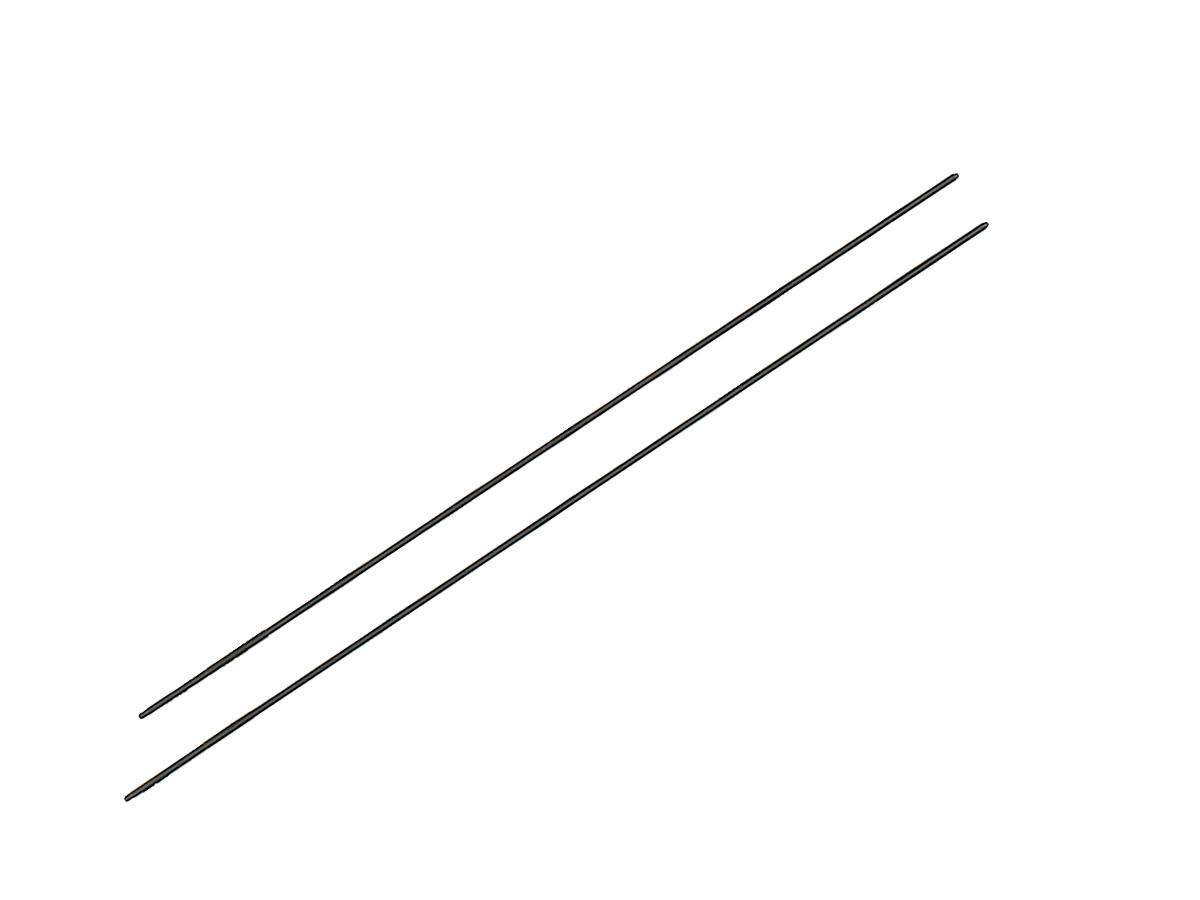 DBS-Führungsrohr, 50 mm vor Zielpunkt, für DBS-Elektrode DBS-Führungsrohr, 50 mm vor Zielpunkt, für DBS-Elektrode