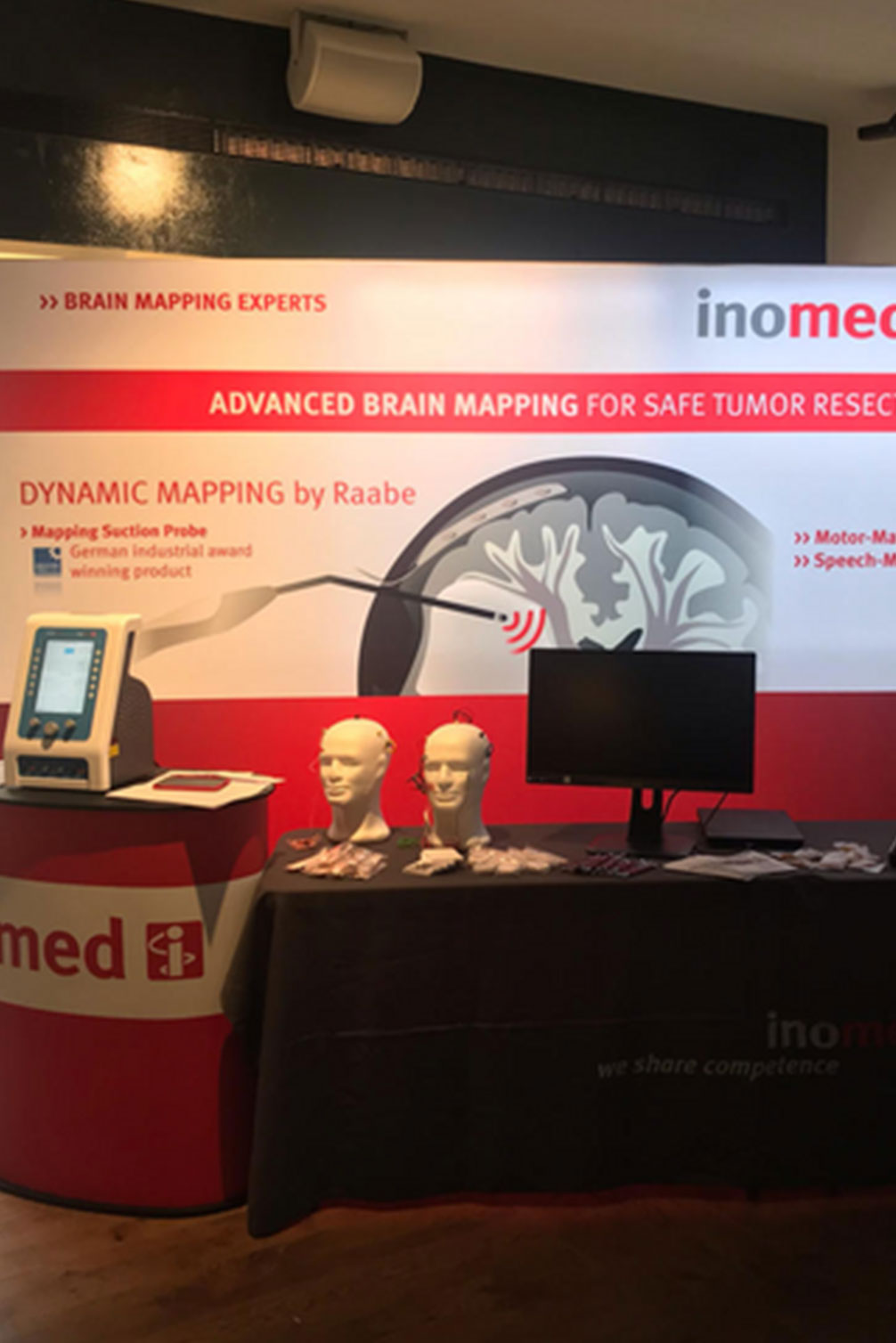 14th European Low Grade Glioma Network Meeting Foto: Kongressstand inomed 14th European Low Grade Glioma Network Meeting