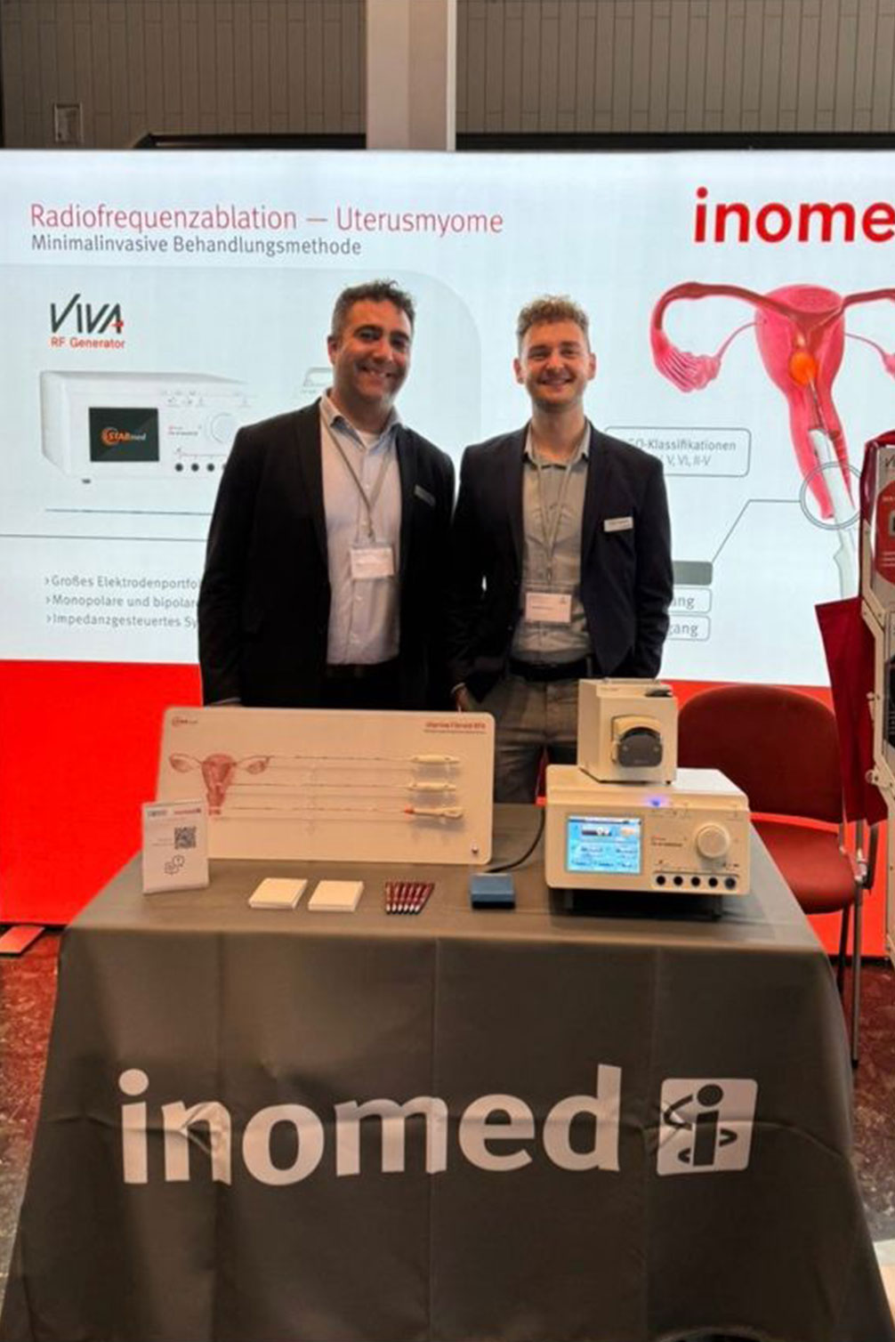 25. Kongress der Arbeitsgemeinschaft Gynäkologische Endoskopie e.V. Foto: Kongressstand inomed 25. Kongress der Arbeitsgemeinschaft Gynäkologische Endoskopie e.V.
