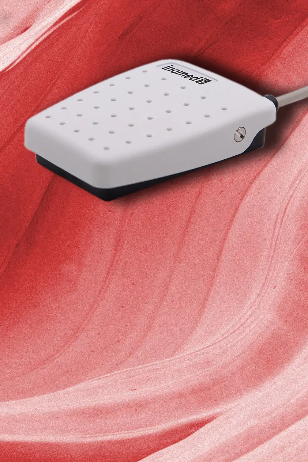 Fußschalter zur externen Stimulation Foto: Fußschalter zum Auslösen einer MEP-Stimulation