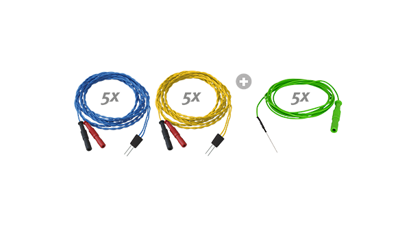 Doppelnadel, 2-Kanal-Set 12/1500, 2,5 mm, Edelstahl Doppelnadel, 2-Kanal-Set 12/1500, 2,5 mm, Edelstahl