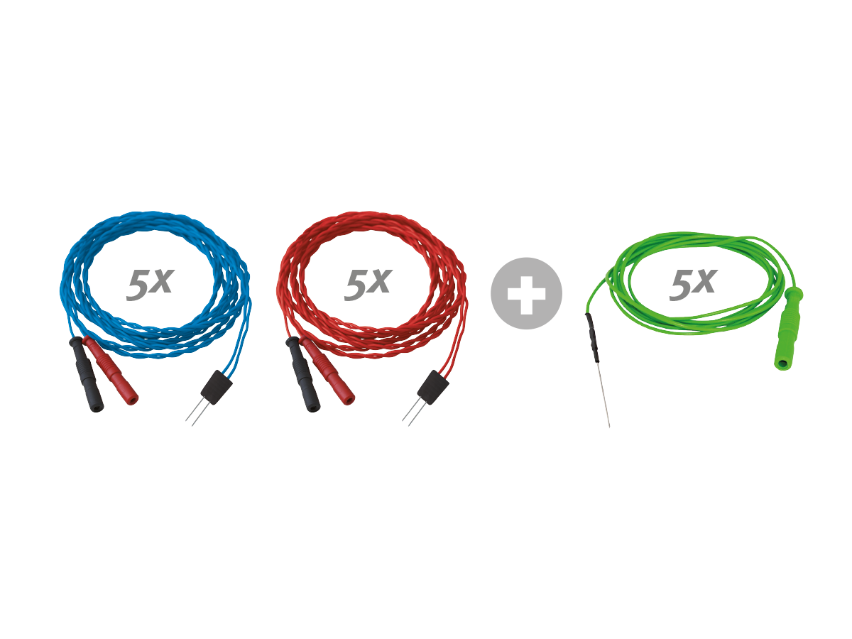 Doppelnadel, 2-Kanal-Set 12/1500, 2,5 mm, Edelstahl Doppelnadel, 2-Kanal-Set 12/1500, 2,5 mm, Edelstahl