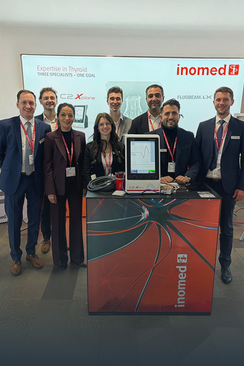 43. Arbeitstagung der Chirurgischen Arbeitsgemeinschaft Endokrinologie (CAEK) Foto: Kongressstand inomed CAEK